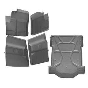 Polaris Rzr Xp1000 4 Floor Mat Liner 5 pc Set W/ Cargo 2014 2015 2016 2017 2018 2019