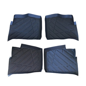 4 pc Set Polaris Ranger 1000, 900 XP Crew floor mats Liners rubber 2013-2017