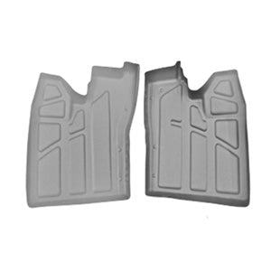 Polaris RZR Rubber Front Floor mats, liners W/O Heel pocket Laser Fit! 800, 900 XP 2007-2008